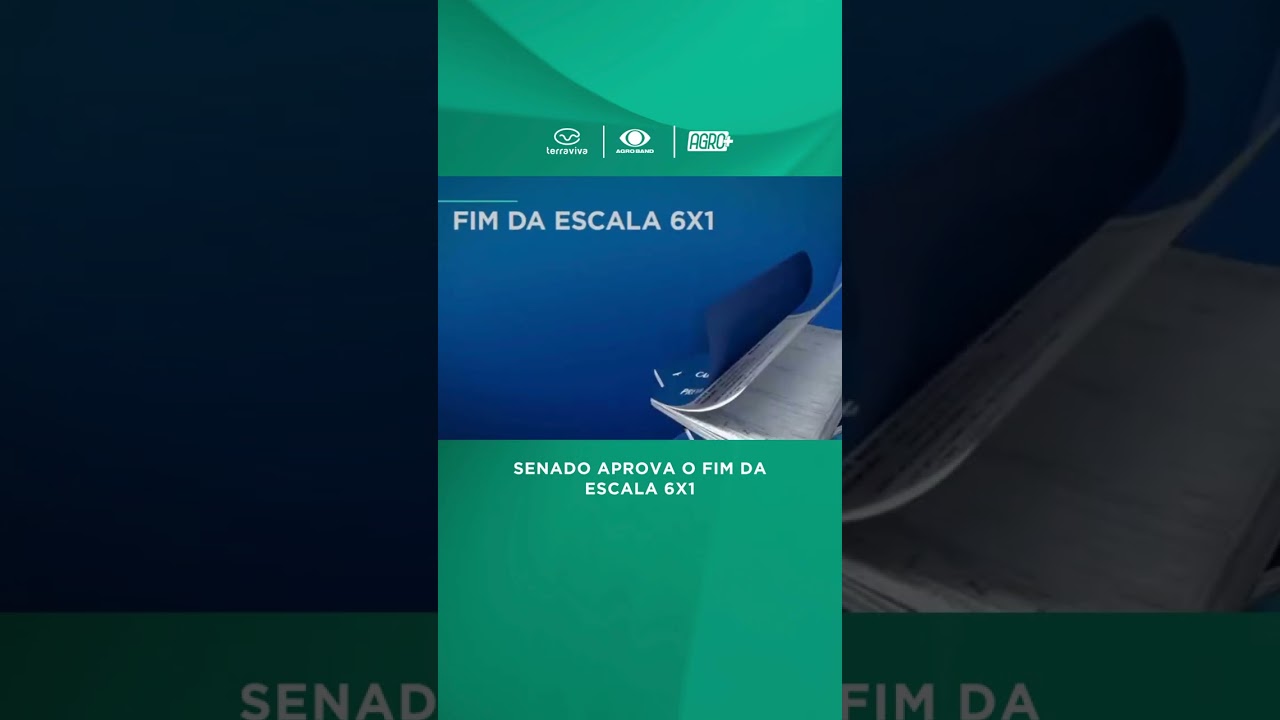 📢 Senado aprova proposta pelo fim da escala 6x1