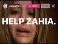 ZAHIA NEEDS HELP