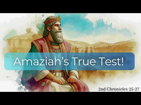 “AMAZIAH'S TRUE TEST!" | 2nd Chronicles 25-27 | 🌞Daily One Year Bible Study with Commentary 😴