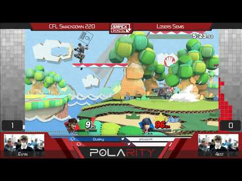 CFL Smackdown Ultimate 220 - 4est (Chrom) vs Evyn (Snake) - Losers Semis