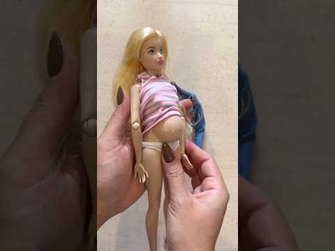 Eine Puppe mit richtigem Baby im Bauch😱 #unboxing #spielzeug #toyunboxing #pregnant #squishy #baby