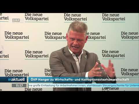 ÖVP PK 'Sind die linken Zellen der WKStA am linken Auge blind'