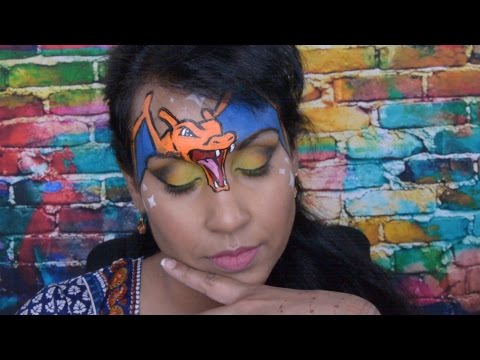 Charizard Face Paint
