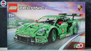 LEGO Technic 42224 Porsche 911 GT3 R REXY AO Racing - LEGO Speed Build Review