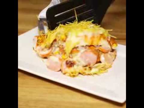 Cachorro quente de forno