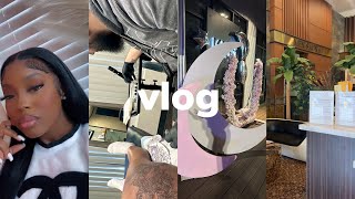 VLOG: GETTING A THIGH TATTOO + RELAXING SPA DAY + WORK FROM HOME + COSMETICS LAUNCH & more