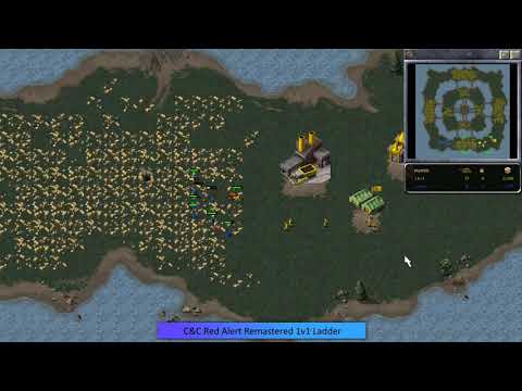 Command and Conquer Remastered: Red Alert Quickmatch 1v1 - Crexis v.s. KJ