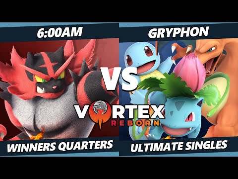 Vortex Legends 13 - 6:00am (Incineroar) Vs. Gryphon (Pokemon Trainer) SSBU Ultimate Tournament
