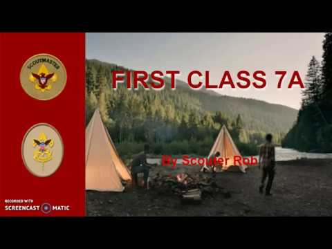 BSA FIRST CLASS RANK REQUIREMENT 7A