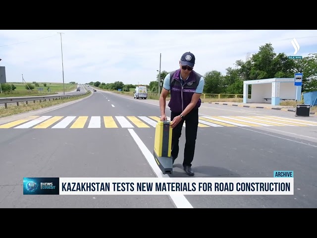 Kazakistan'da yol inşaatı için 79 yeni malzeme test edilecek