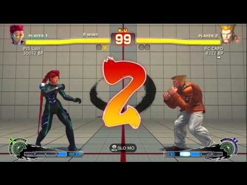 RZR Latif [Viper] vs HiroEmp [Bison] P3RFCT 1NSAN1TY [Vega] SSF4 Endless Battle - TRUE-HD