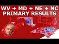 🔴 LIVE: MAY 14 PRIMARY ELECTION RESULTS (WV, MD, NE, NC)