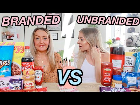 BRANDED VS UNBRANDED FOOD CHALLENGE! £100 CASH PRIZE!