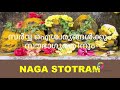നാഗ സ്തോത്രം II NAGA STOTRAM Malayalam With Lyrics