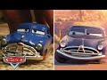 Doc Hudson Races Around Willy S Butte SIDE BY SIDE VIDEO Pixar Cars