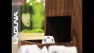 Tabletop Dice Tower Cut on CNC Router