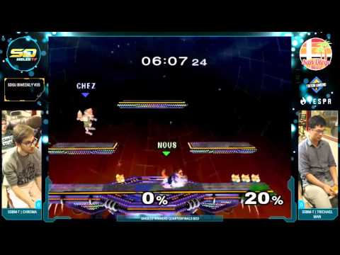 SDSU Biweekly #35 - SSBM-T | Chroma vs SSBM-T | Trichael Man - Singles WQF - SSBM