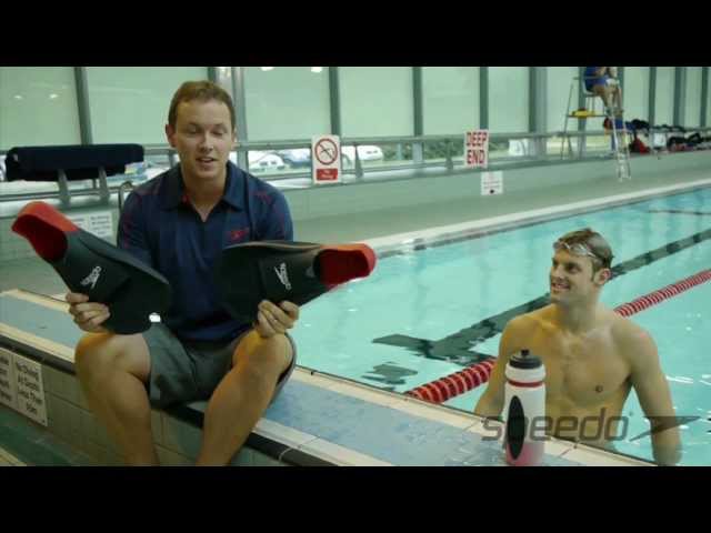 Video Teaser für Swim workout using the Speedo Biofuse training fins