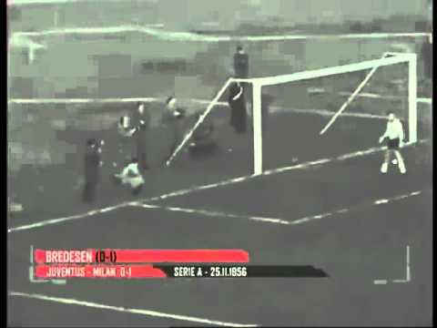 Serie A 1956/1957 9° giornata Juventus - Milan 0-1 (25.11.1956)
