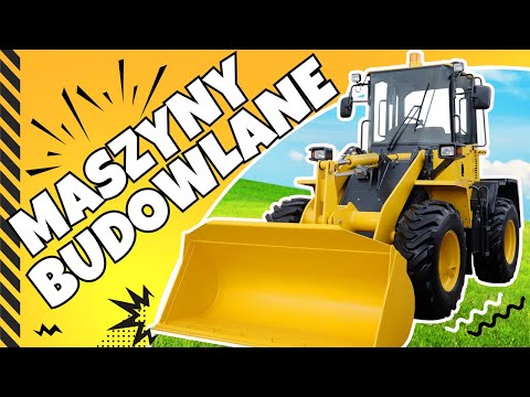 Maszyny budowlane dla dzieci 🚜 Koparka, wywrotka, spychacz– edukacyjny film + quiz POJAZDY BUDOWLANE