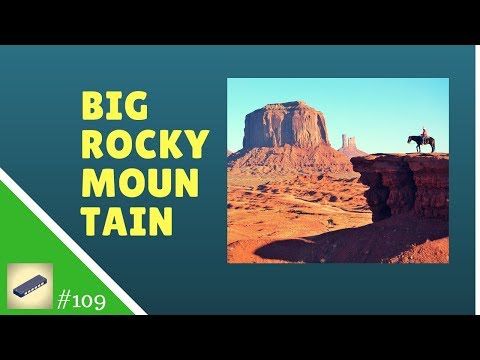 Lesson 109 HARMONICA C - Big Rocky Mountain - Easy Tabs