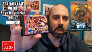 'Altered Beast' on the Sega Megadrive 196 in 1 multicart