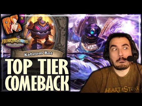 TOP TIER COMEBACK! - Hearthstone Battlegrounds