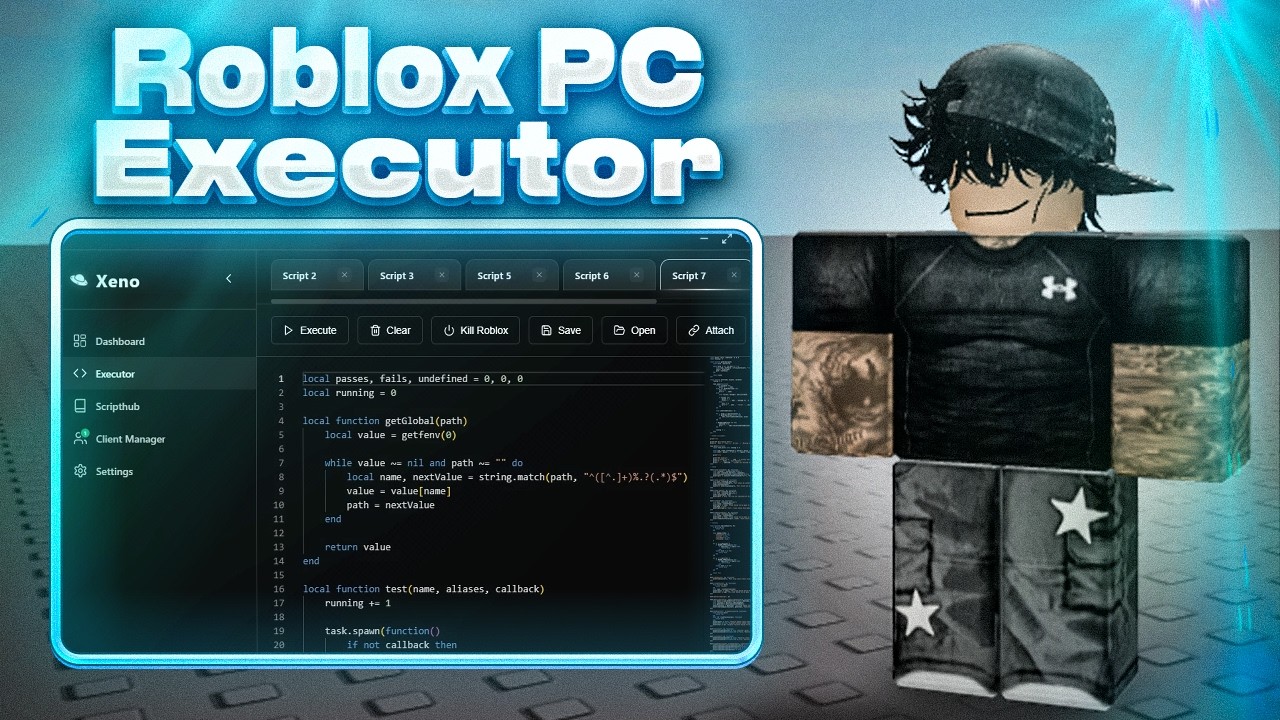 Roblox Executor XENO Its Best Free & OP Exploiting Working NO KEY [100% UNC]