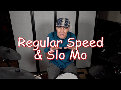 SINGLE STROKE ROLL - Traditional Grip, Normal Speed & Slo Mo