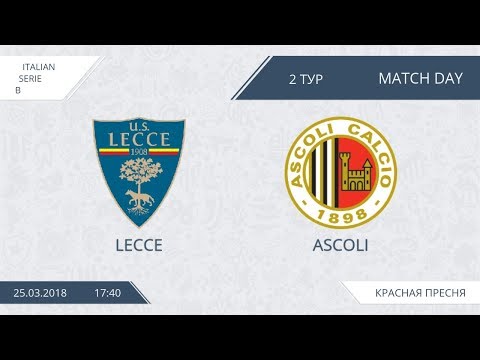 AFL18. Italy. Serie B. Day 2. Lecce - Ascoli