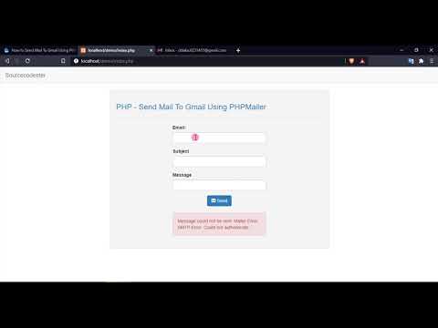How to Send Mail To Gmail Using PHPMailer Tutorial