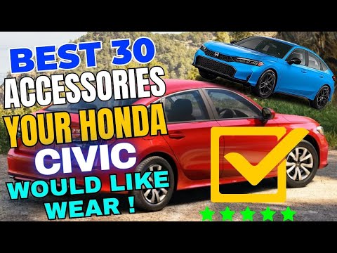30 Honda Civic Accessories That Every Car Owner Needs for Interior Exterior  Organization Protection