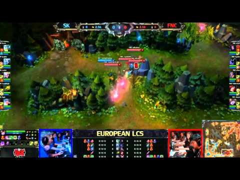 SK Candy Panda as Sneaky Twitch vs. Fnatic - LCS 2013 EU Spring W8D1