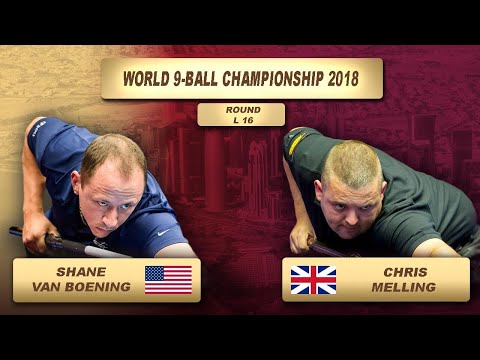 Shane Van Boening - Chris Melling | World 9-Ball Championship 2018