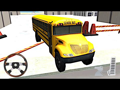 High School Bus Driving 3D Simulator - City School Bus Game 3D - Android Gameplay