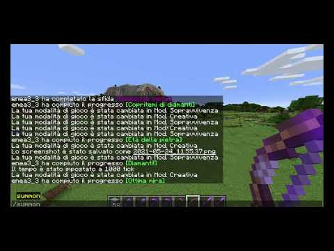 Come fare oggetti op con i comandi su Minecraft