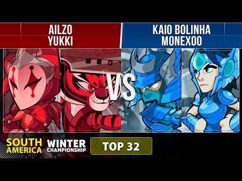 Ailzo & Yukki vs Kaio Bolinha & Monexo - Top 32 - SA - Brawlhalla Winter Championship 2022