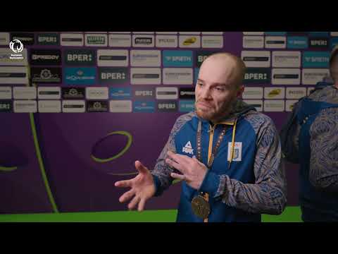 Oelg VERNIAIEV (UKR) - Interview after Ukraine team win