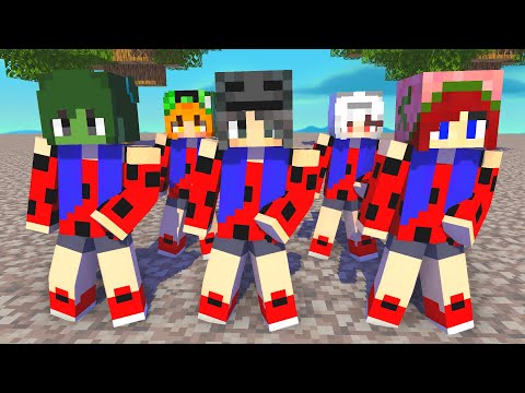 MONSTER SCHOOL:SIMPLE DIMPLE LADY BUG GIRLS - MINECRAFT ANIMATION