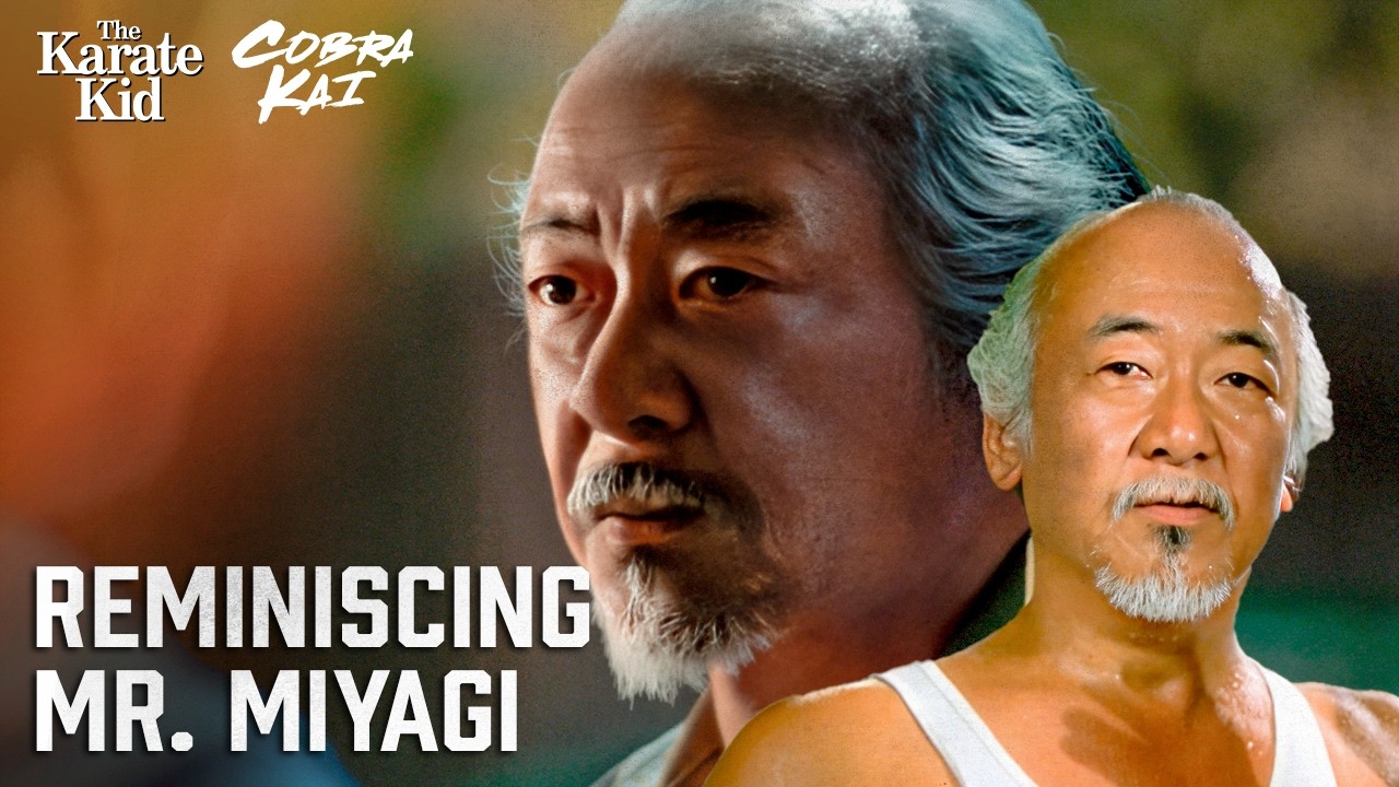 Reminiscing About Mr. Miyagi | Cobra Kai Compilation