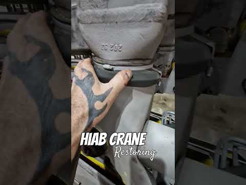 Hiab crane Restoring #engineering