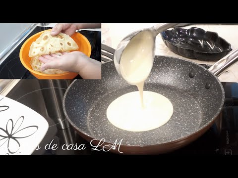 Tortillas de harina de trigo SIN AMASAR fáciles y rápidas  PARA TACOS BURRITOS QUESADILLAS