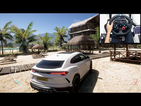 Lamborghini Urus - Forza Horizon 5 | Logitech g29 gameplay
