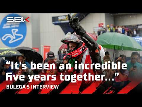 FULL INTERVIEW 🎙️: Bulega talks feelings after his last #WorldSBK race 🥹 | 2026 #SpanishWorldSBK 🇪🇸