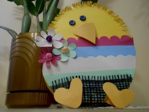 Jak zrobić kartkę Wielkanocną w kształcie kurczaka