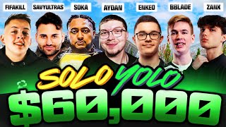 Solo UNO Vincerà $60,000! 🏆 SOLO YOLO VERDANSK | Warzone Watch Party 🔥