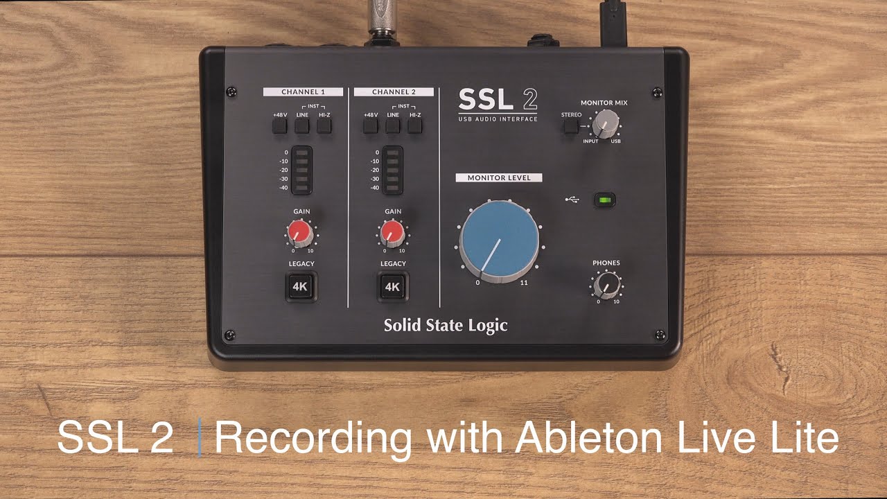 Solid State Logic Audio Interface SSL 2 Recording Pack