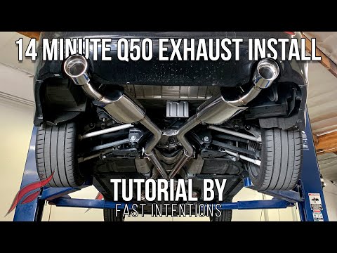 HOW TO: Installation of our Q50 & Q60 Exhaust System