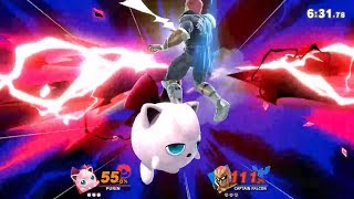 【スマブラSP】ファルコンのコンボ中にねむるプリンｗ