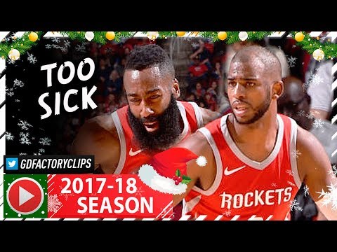 James Harden 26 Pts & Chris Paul 18 Pts Full Highlights vs Jazz (2017.12.18) - UNSTOPPABLE!